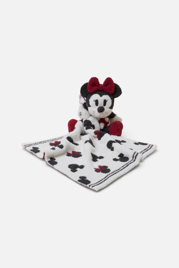 Barefoot Dreams CozyChic Disney Classic Minnie Mouse Blanket Buddie in Cream Multi