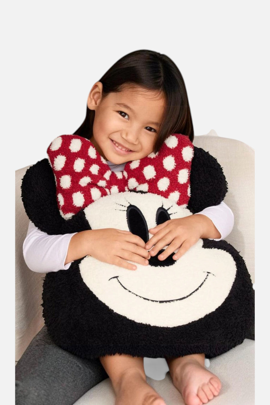 Barefoot Dreams CozyChic Disney Classic Minnie Mouse Pillow – back view
