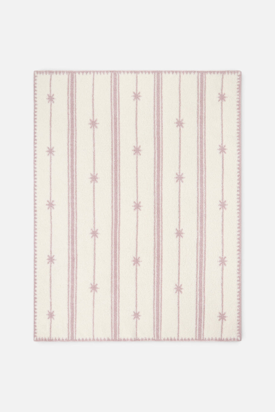 Barefoot Dreams CozyChic Folklore Star Stroller Blanket – front view