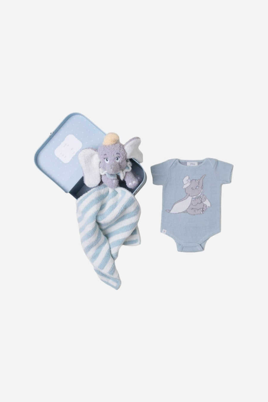 Barefoot Dreams CozyChic Ultra Lite Disney Dumbo Infant Set – front view