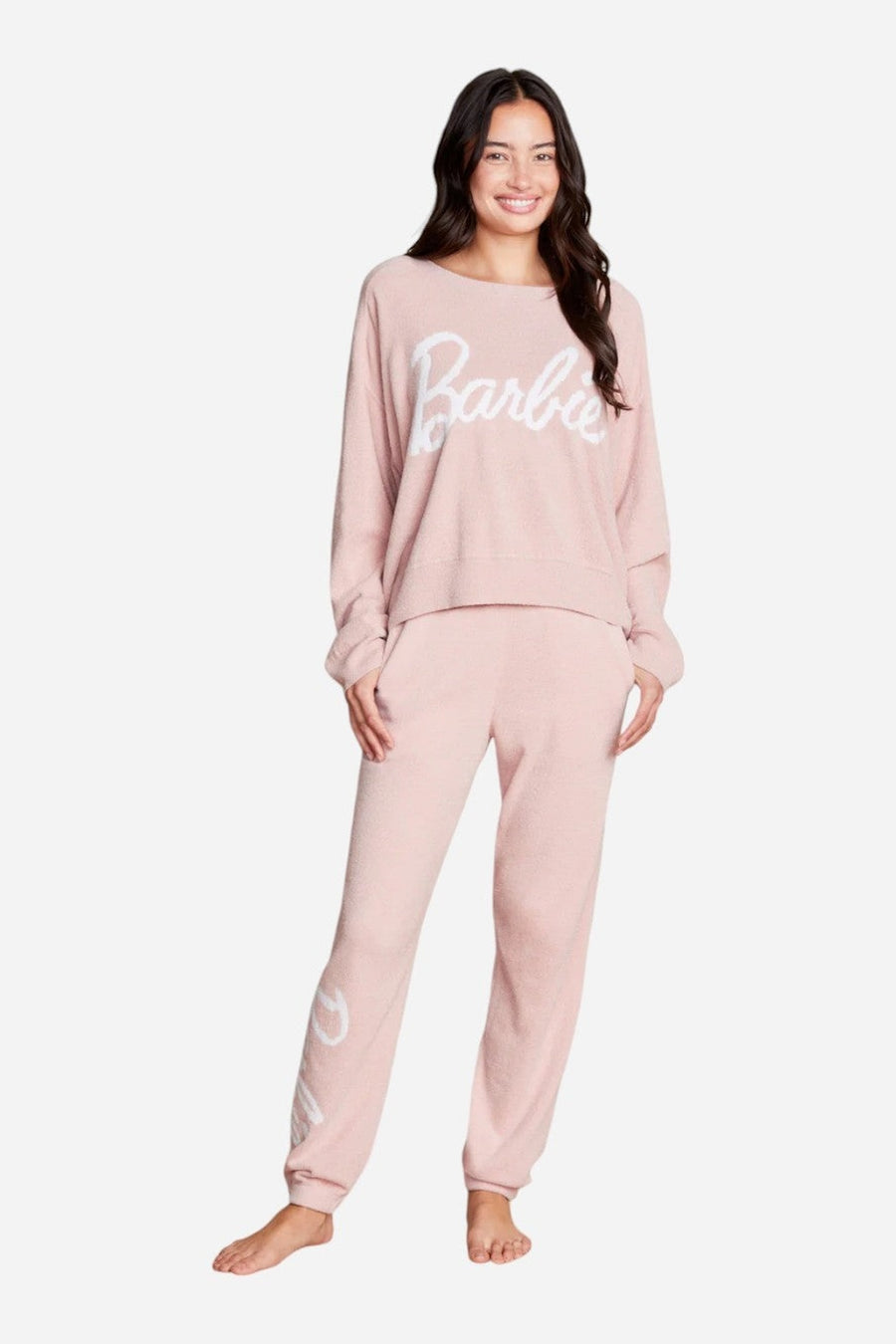 Barefoot Dreams CozyChic Ultra Lite® Women's Barbie™ Pullover – on model