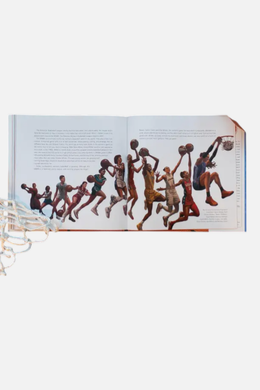 Basket Ball Print Book – back view