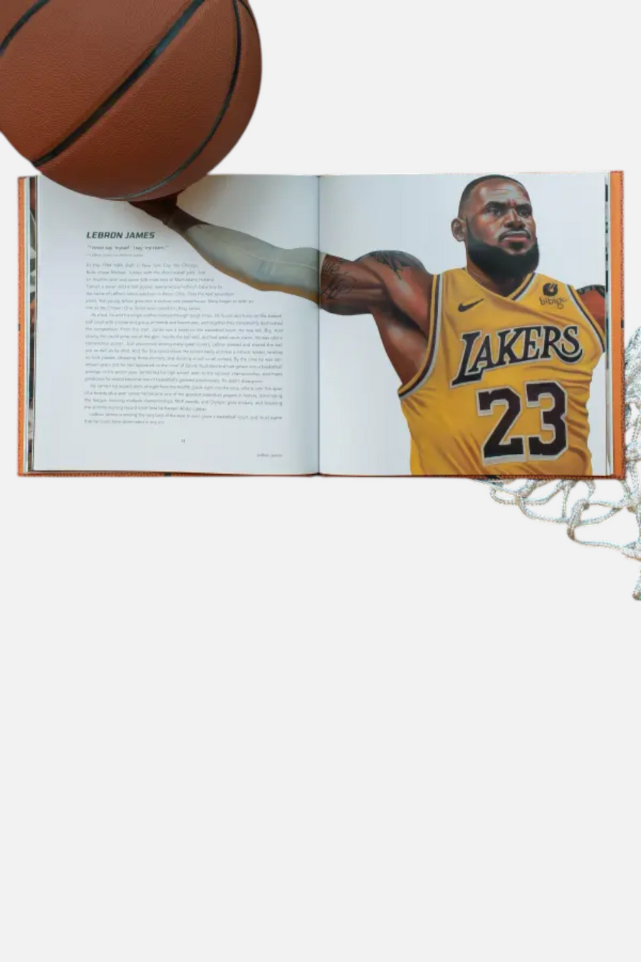 Basket Ball Print Book – side view