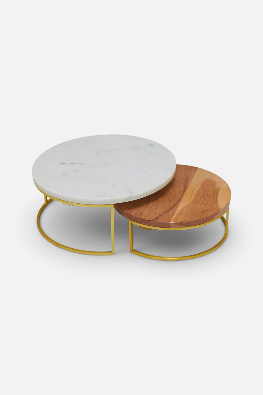 Be Home Garnet Raised Platters Set of 2 – front view