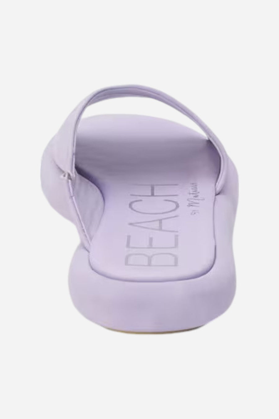 Beach by Matisse Lotus Platform Slide in Lavender – flat lay
