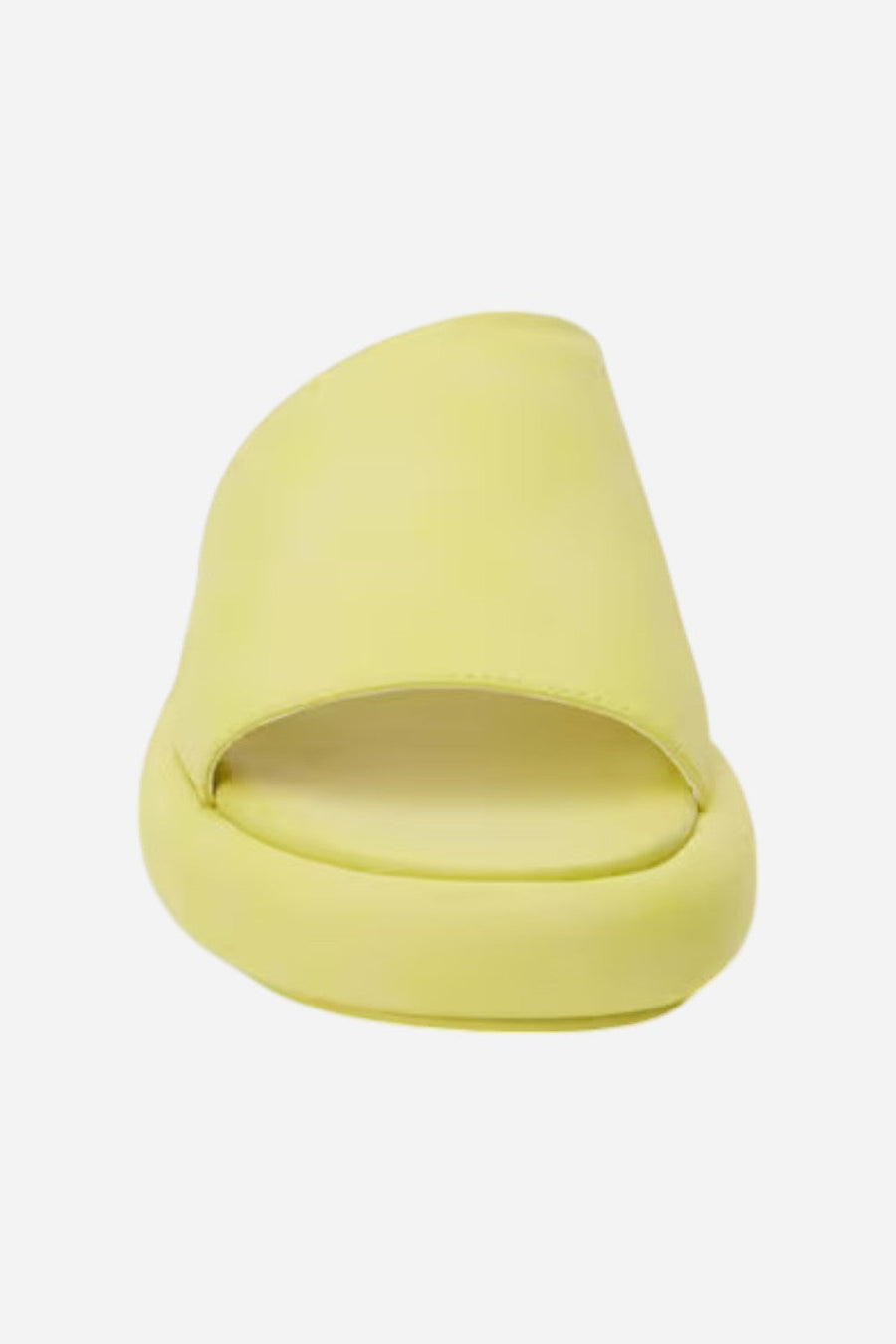 Beach by Matisse Lotus Platform Slide in Lime – detail
