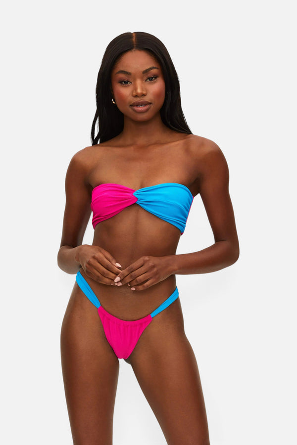 Beach Riot Juno Top Retro in Brights Colorblock