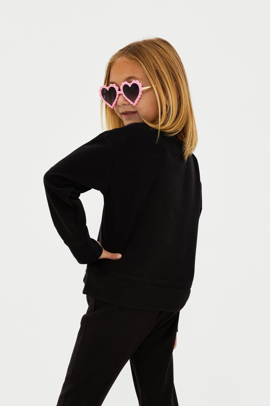 Beach Riot Little Cassia Top in Black – flat lay