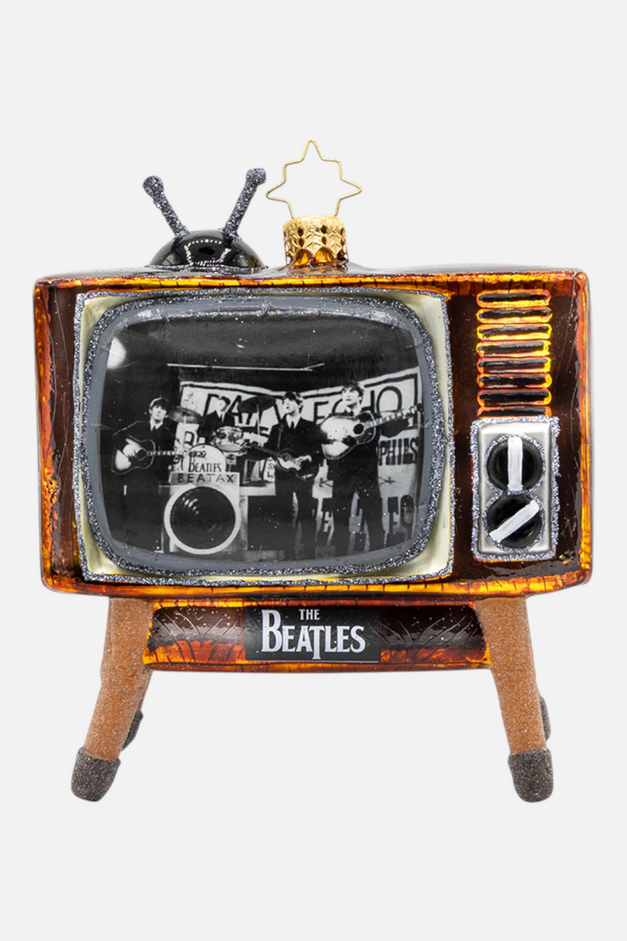 Beatles Television Tribute Ornament – side view