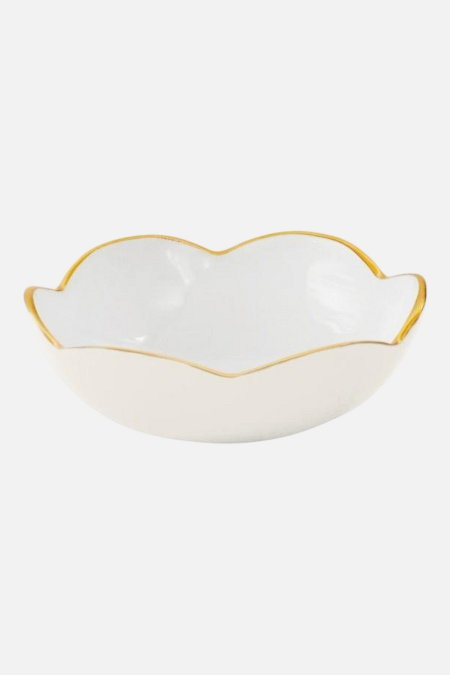 Beatriz Ball Encanto Amelia Mini Bowl in Cream & White – front view