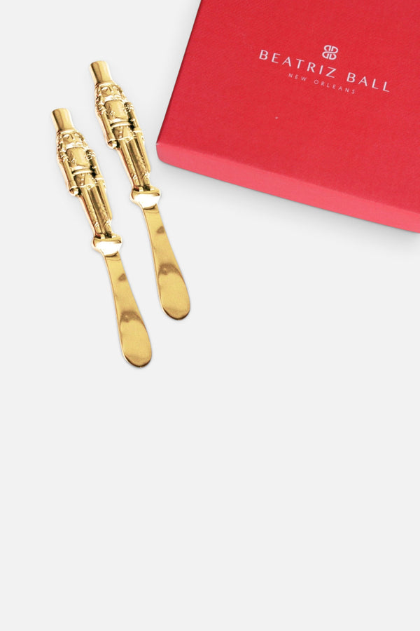 Beatriz Ball Encanto Nutcracker Spreader Set of 2 in Gold