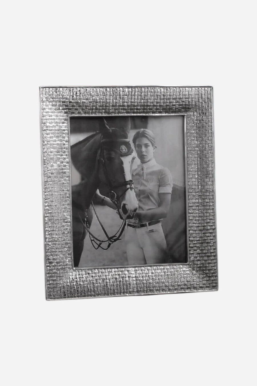 Beatriz Ball Sierra Modern Nassau Frame in Silver - 8 x 10 – front view