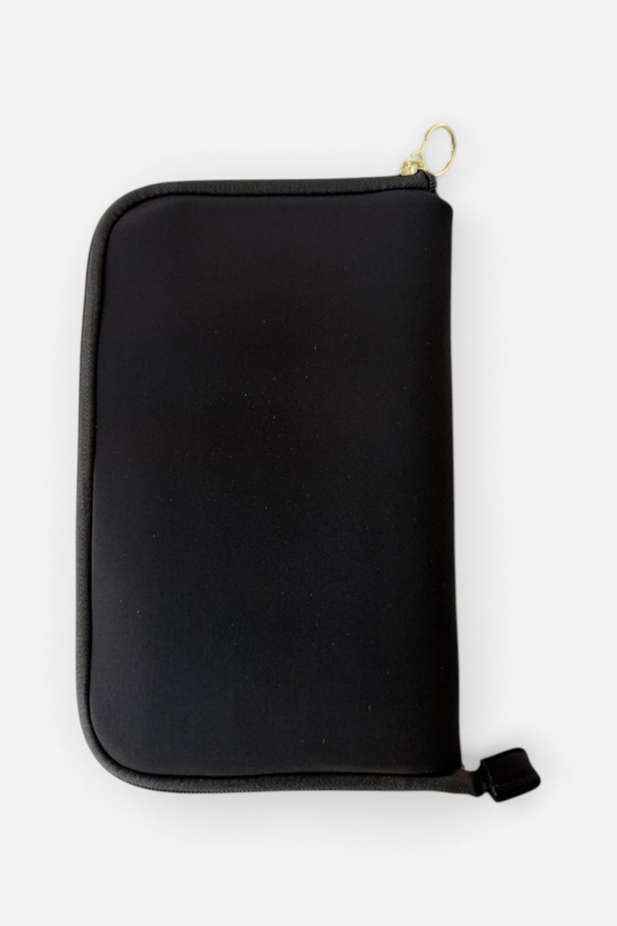 Beauty Organizer in Black with French Pink Interior – front view
