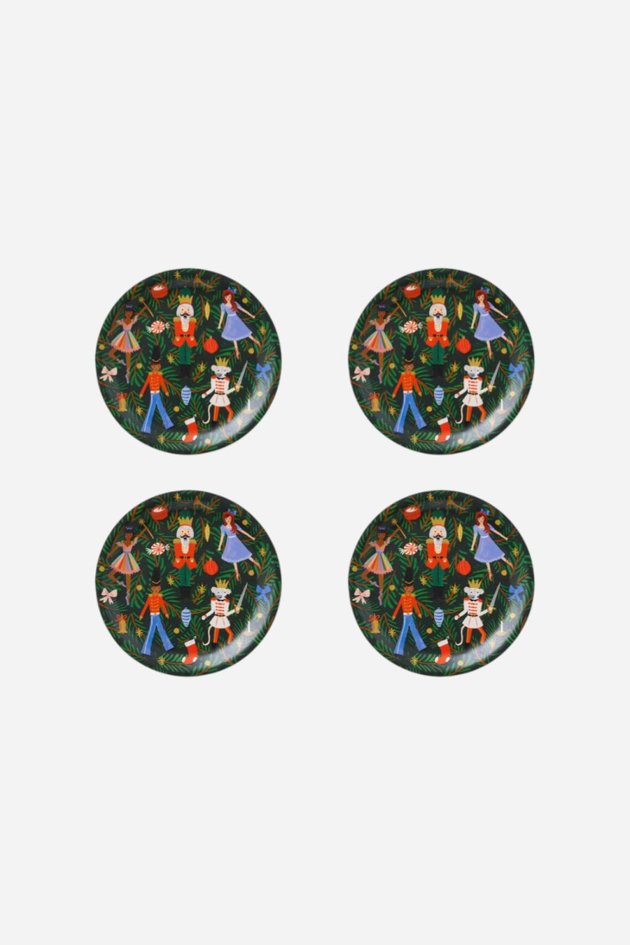 Nutcracker Round Coaster S/4