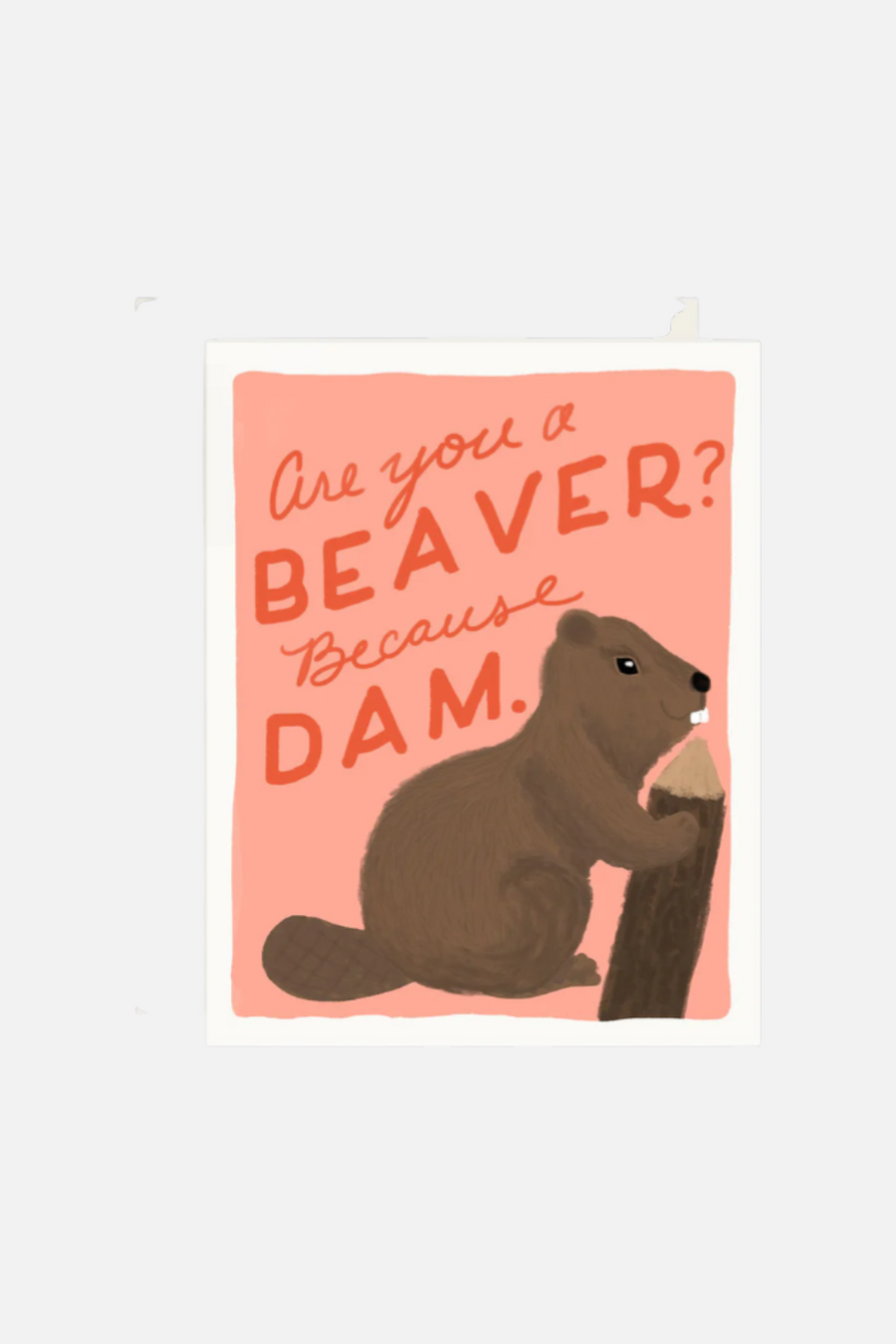 Because Dam- Funny Love Card