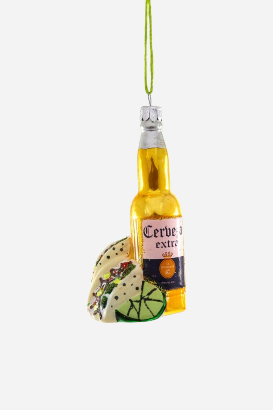 Beer And Tacos Ornament – front view