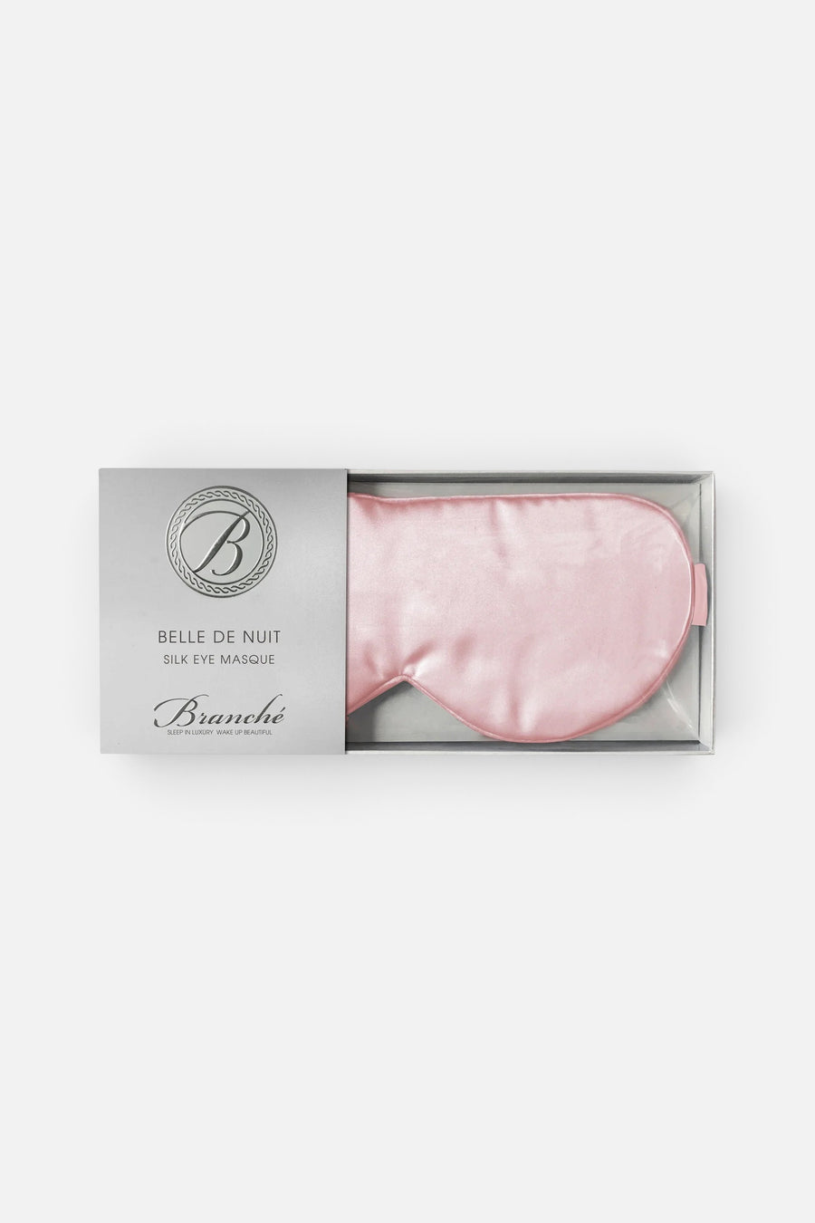 Belle De Nuit Eye Mask in Blush – front view