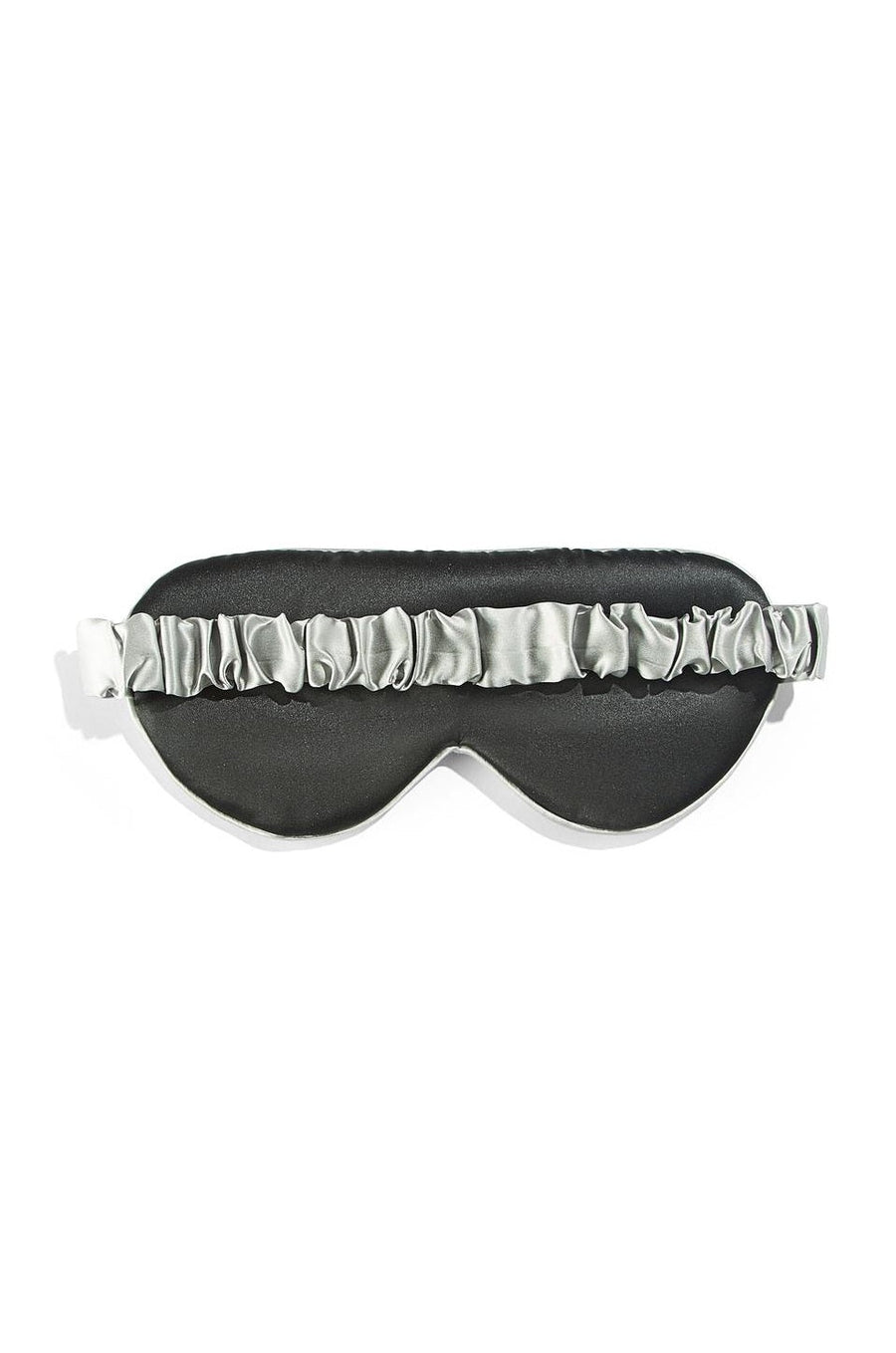 Belle De Nuit Eye Mask in Silver – side view
