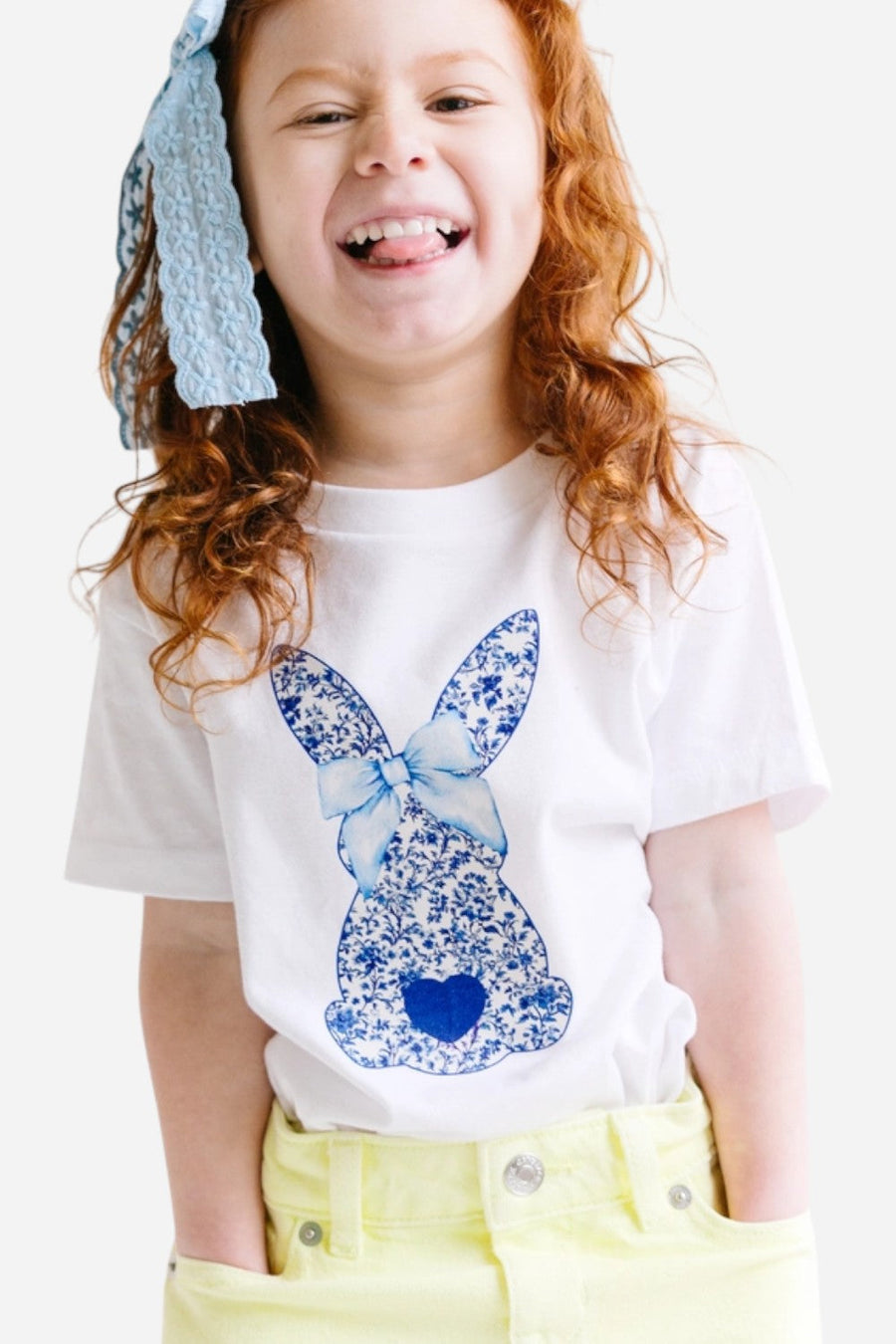 Benny & Ray Blue Bunny Cotton Tail – detail
