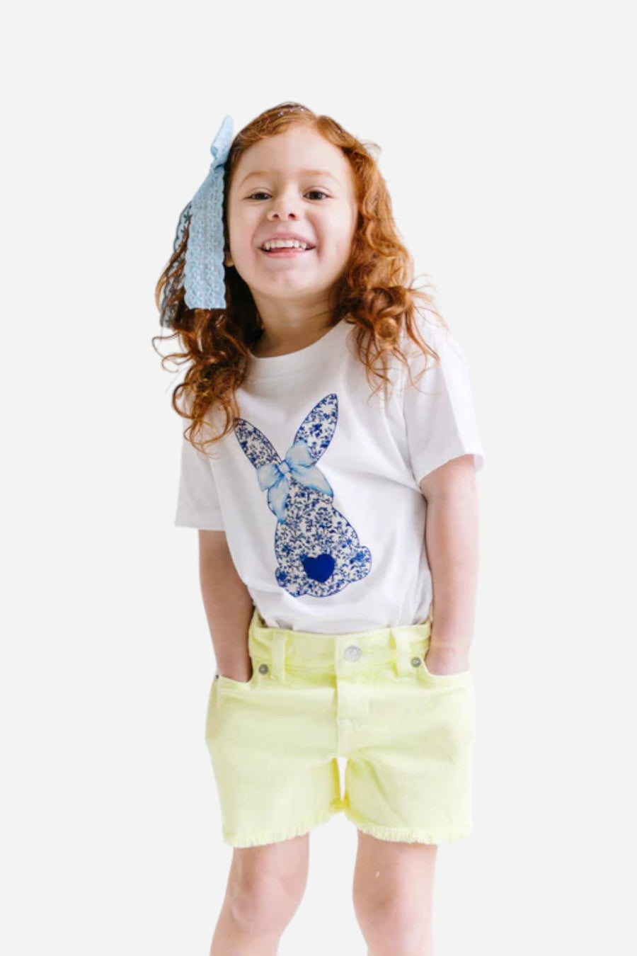 Benny & Ray Blue Bunny Cotton Tail – front view