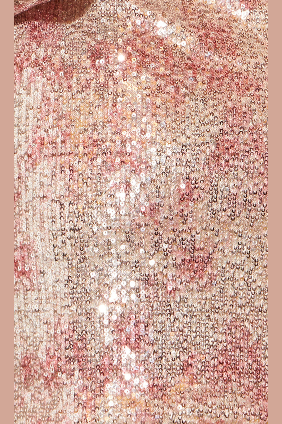 Bernice Marbled Stretch Sequin Dress in Cotton Candy – side view