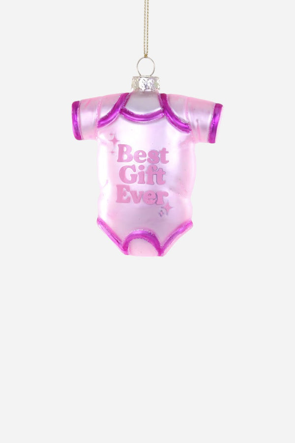Best Gift Ever Pink Ornament