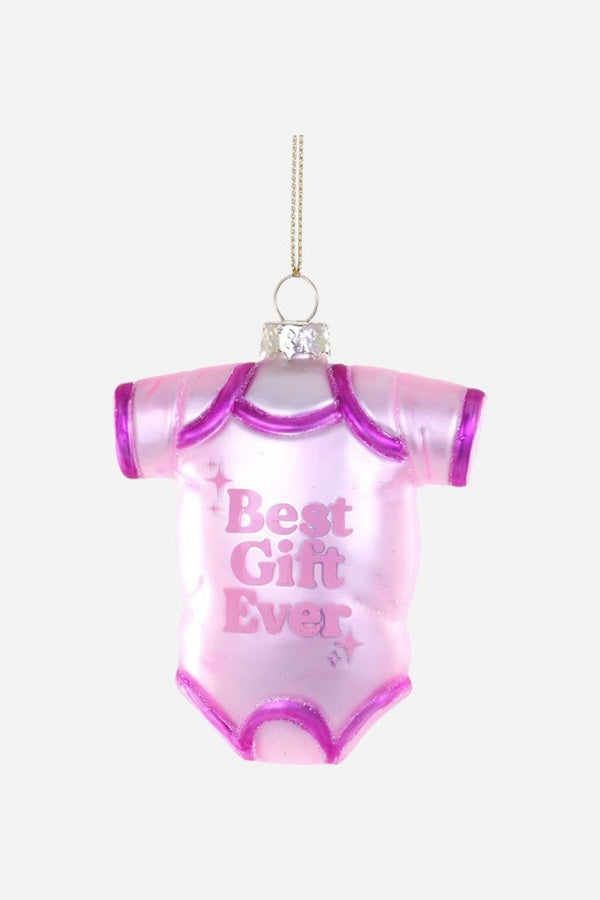 Best Gift Ever Pink Ornament