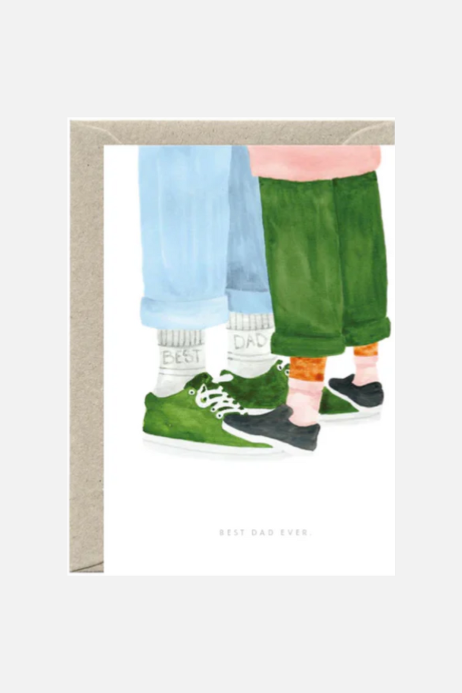 Best Dad Socks Greeting Card