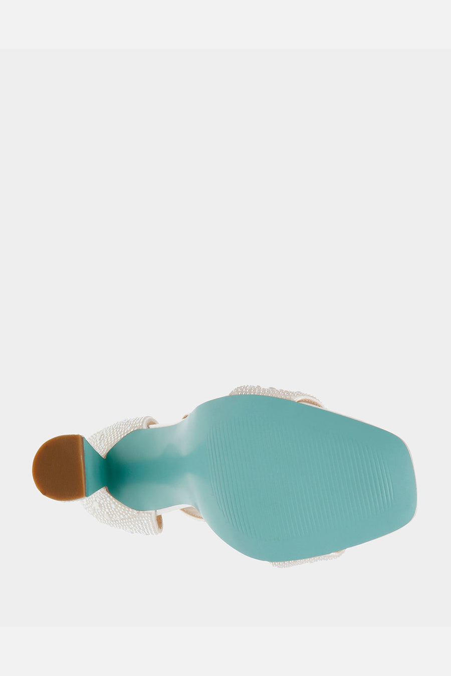 Betsey Johnson Dani Heel Sandal in Ivory Pearl – alternate