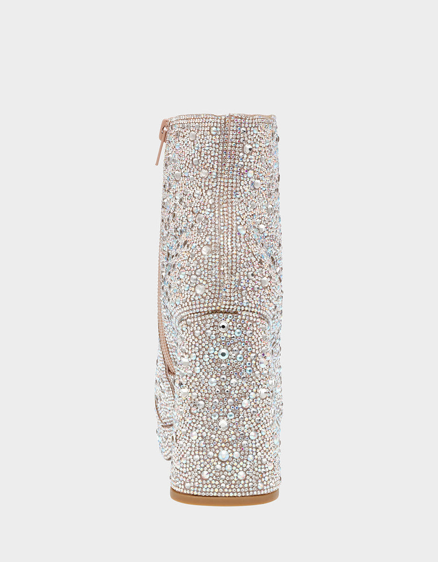 Betsey Johnson Della Booties in Rhinestones – alternate