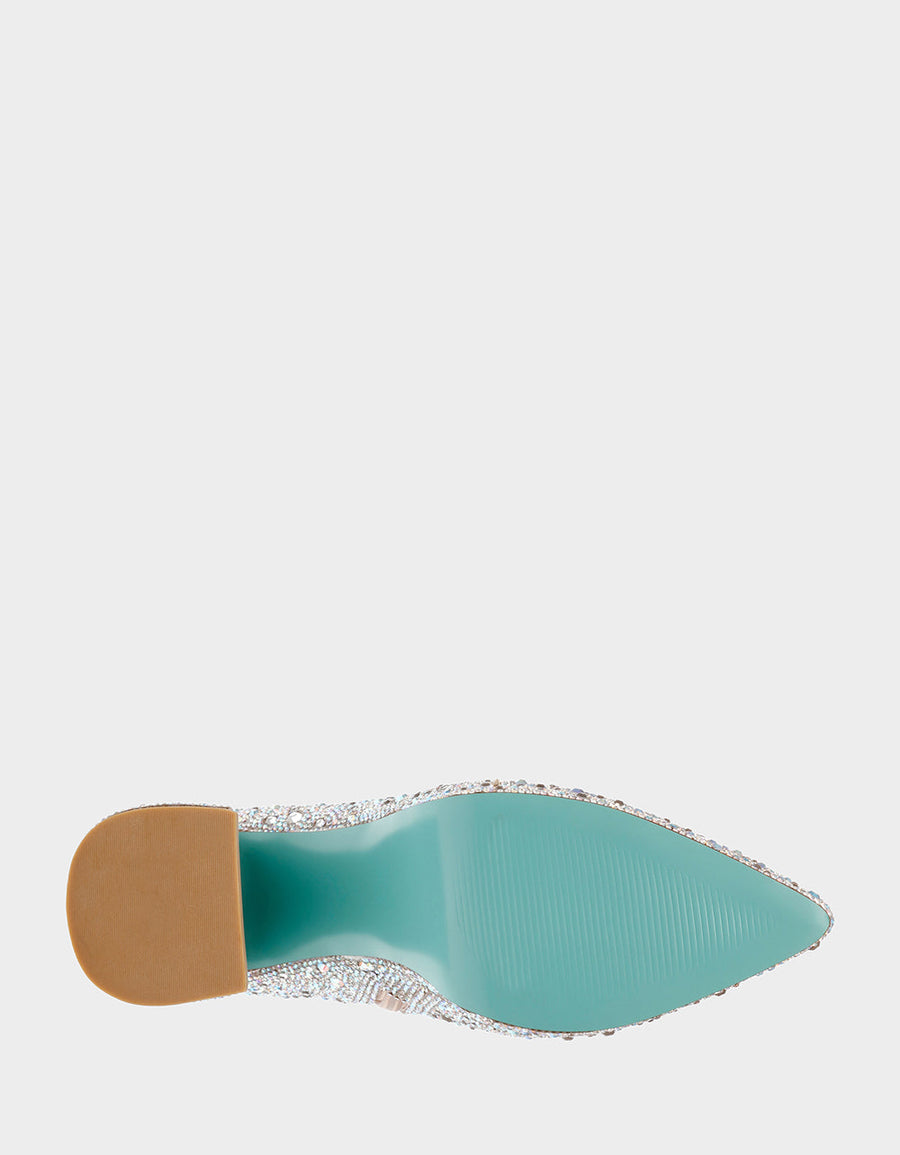 Betsey Johnson Della Booties in Rhinestones – alternate