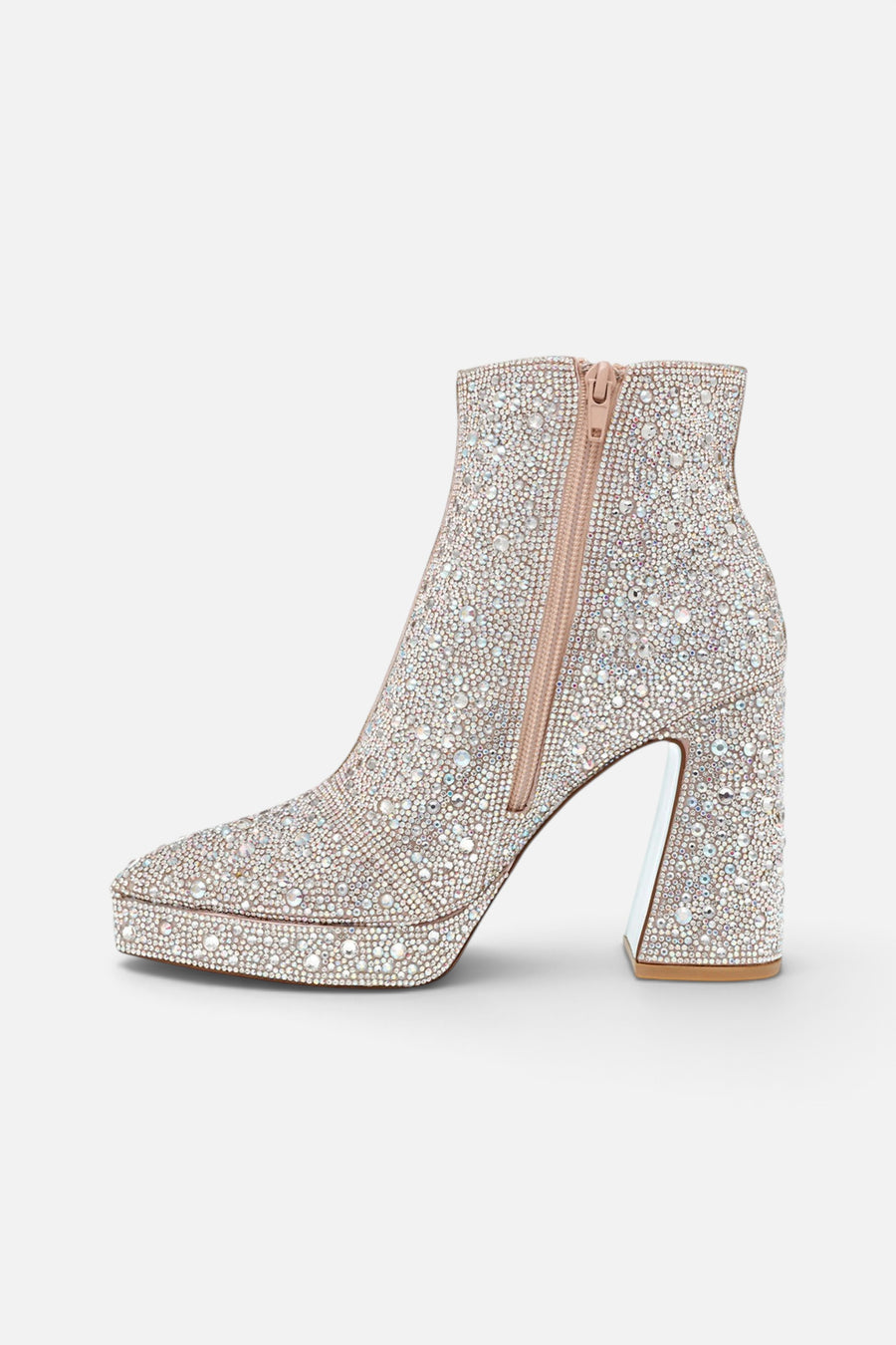Betsey Johnson Della Booties in Rhinestones – detail