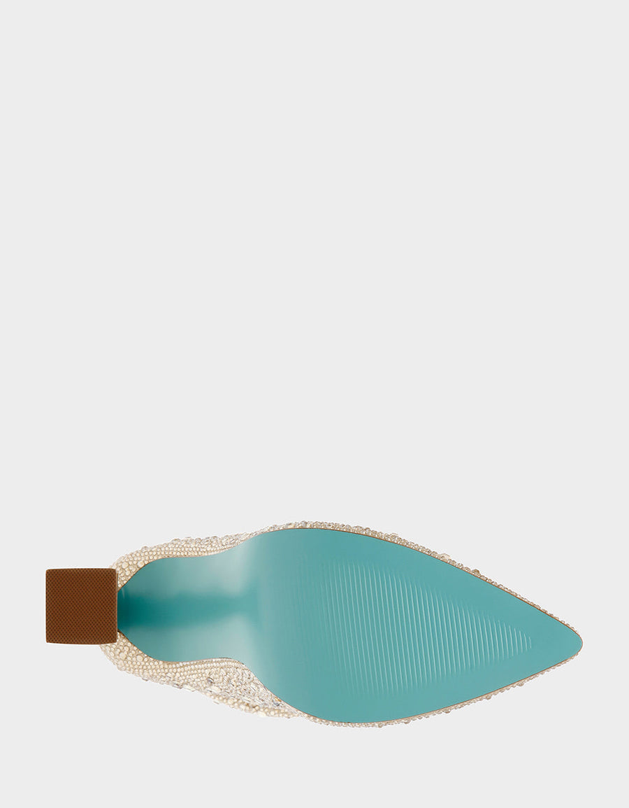 Betsey Johnson Mac Bootie in Light Gold – alternate