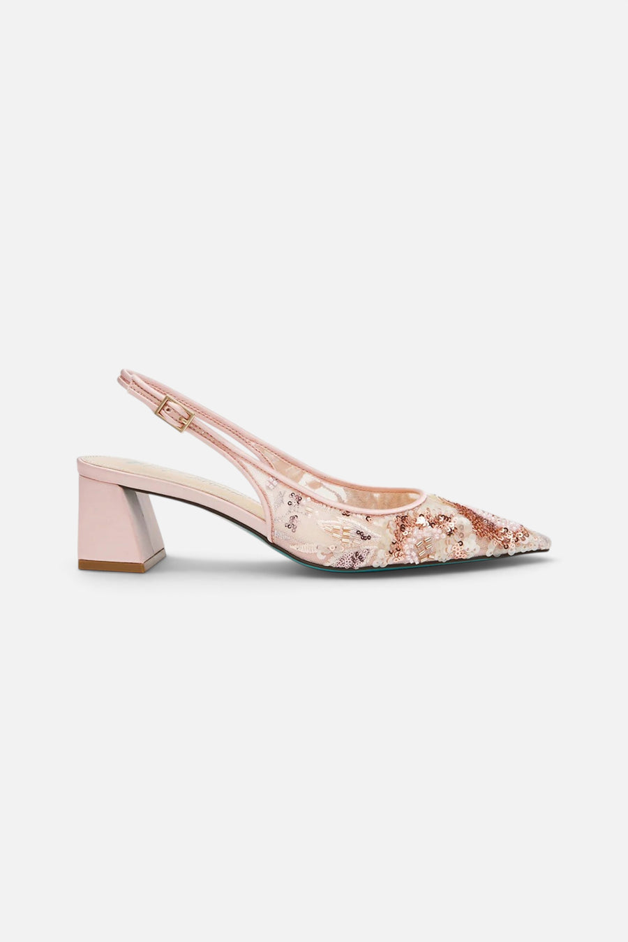 Betsey Johnson Myron in Blush – side view