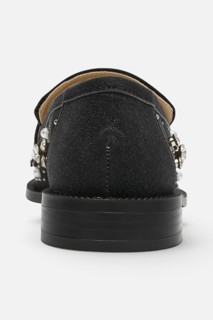 Betsy Johnson Maren Loafer in Black – back view