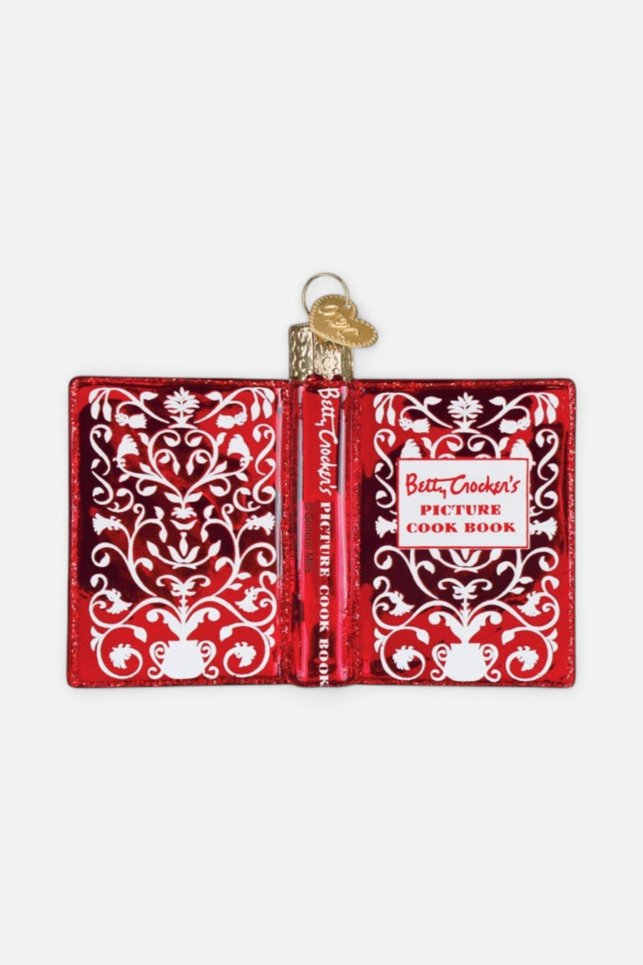 Betty Crocker Cookbook Ornament – back view