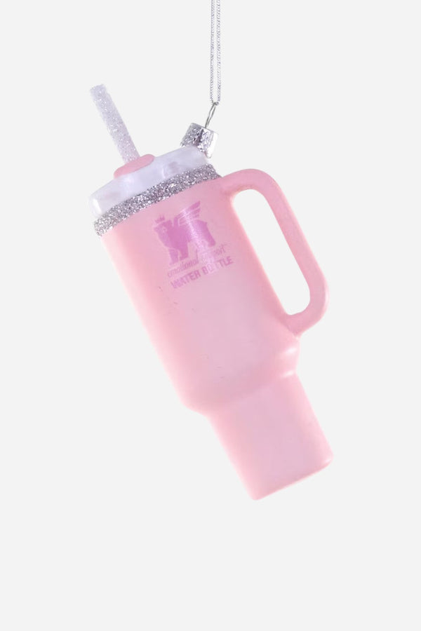 Beverage Tumbler Ornament in Pink