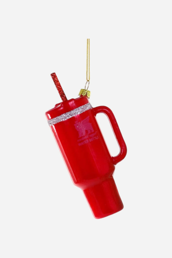 Beverage Tumbler Ornament in Red