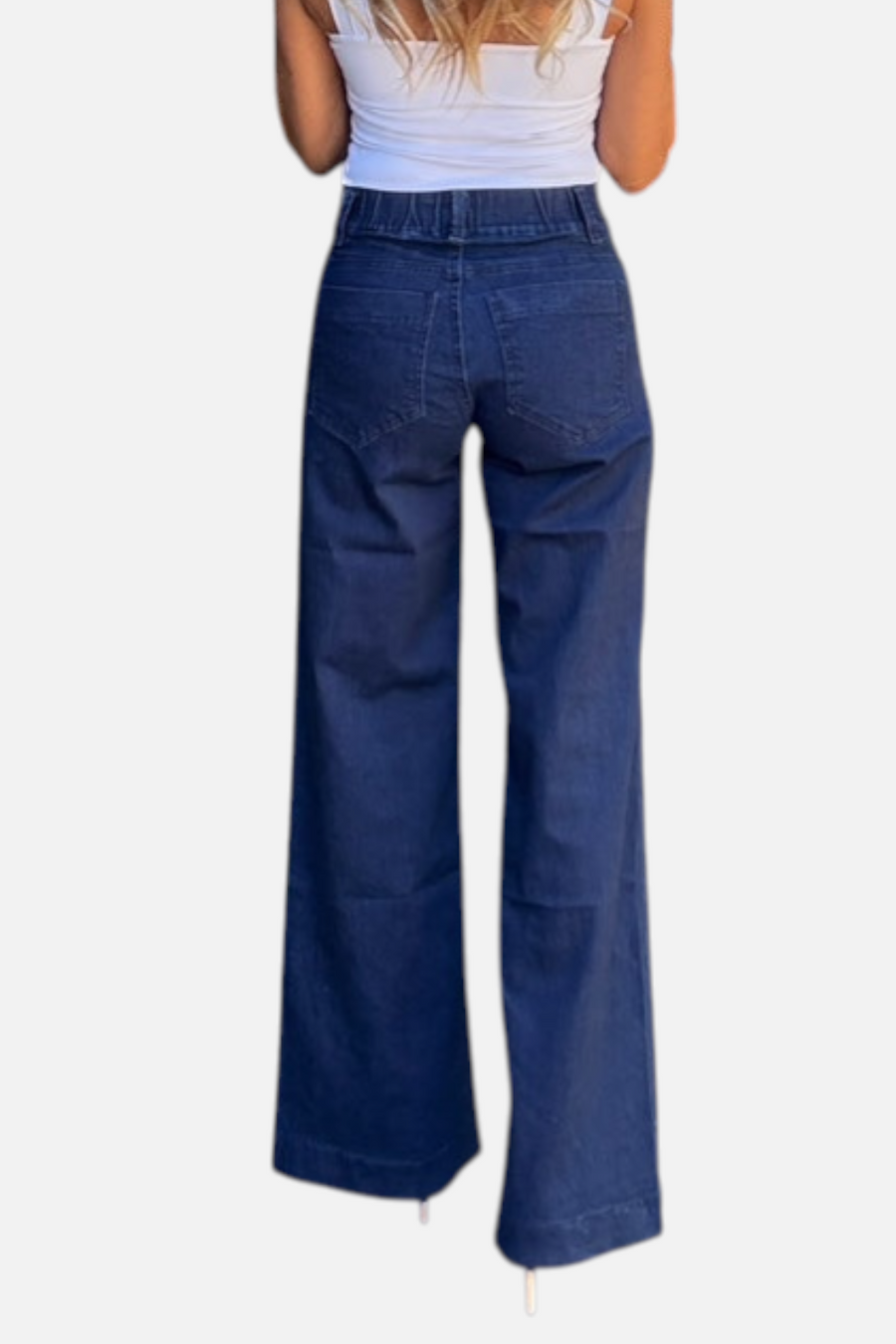 Bevy Flog Women's Stacy Denim Pant – back view