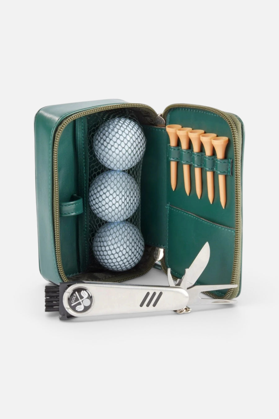 Bey-Berk Julian Putter Golf Set in Green – front view