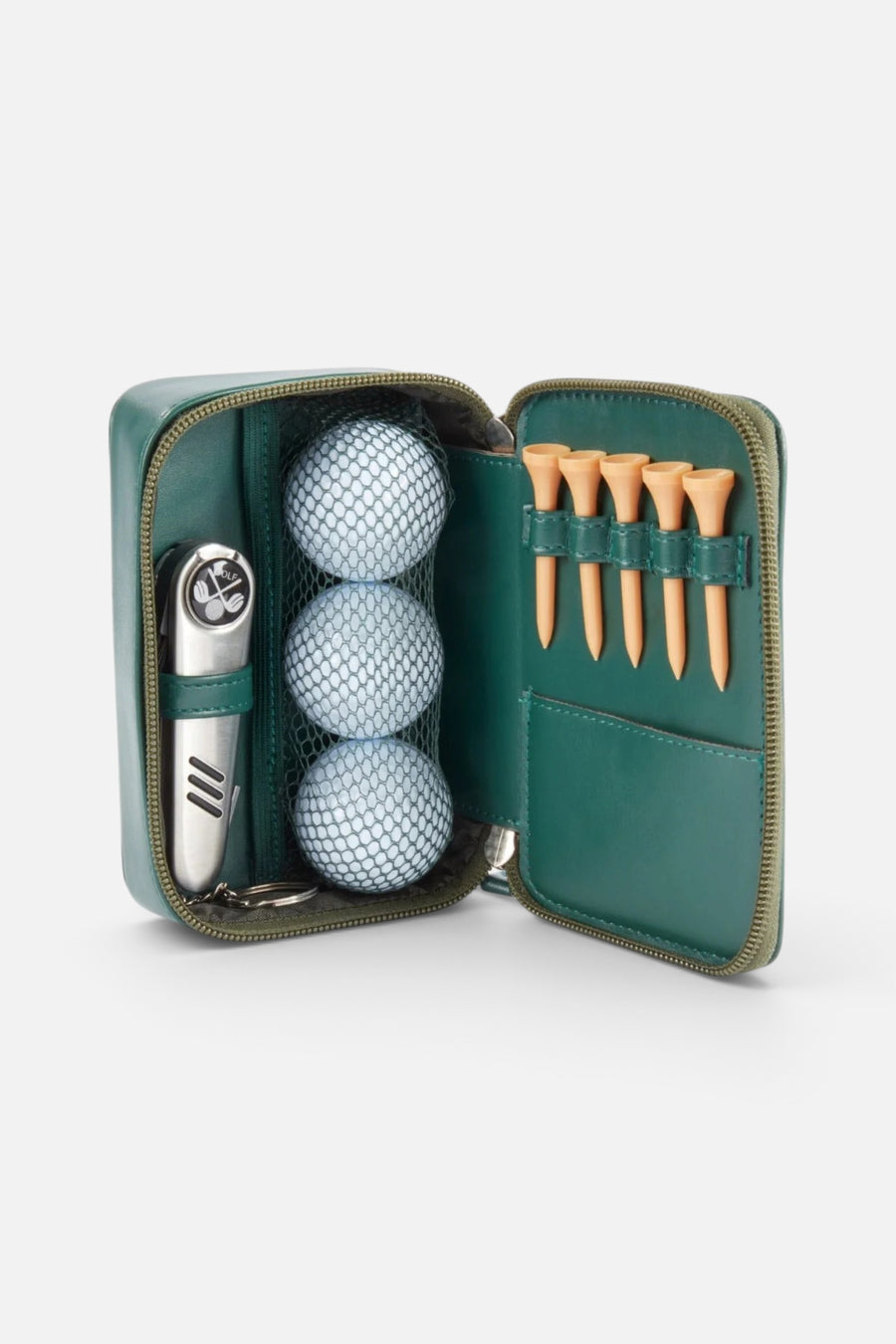 Bey-Berk Julian Putter Golf Set in Green – side view