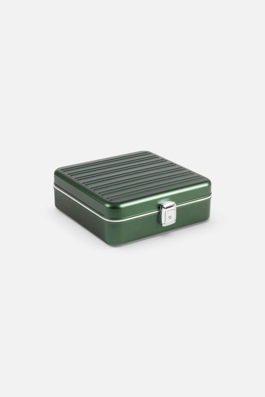 Bey-Berk Prague Nine Watch Case in Hunter Green – side view