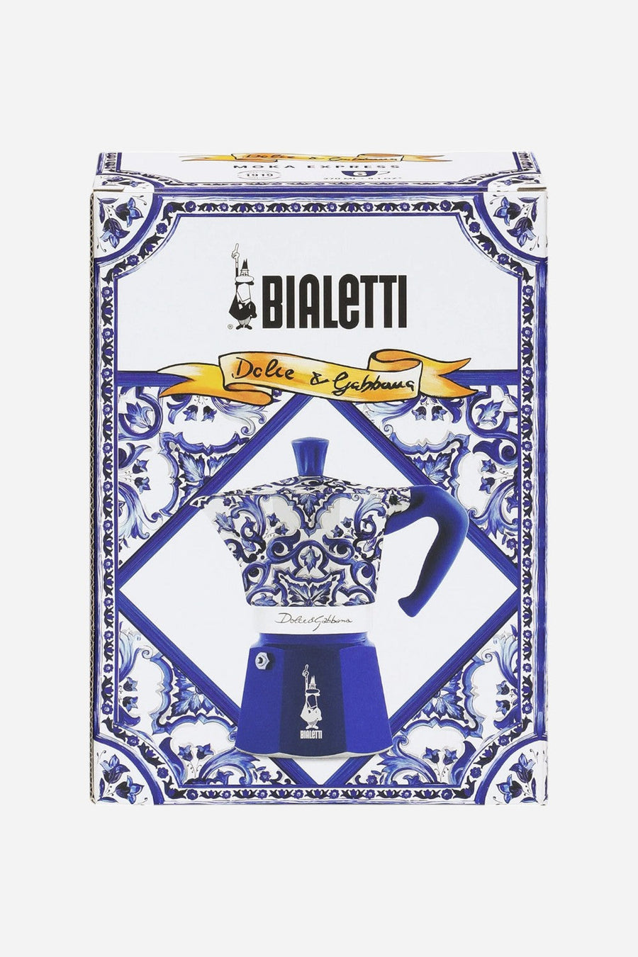 Bialetti Moka Express Large Dolce & Gabbana – flat lay