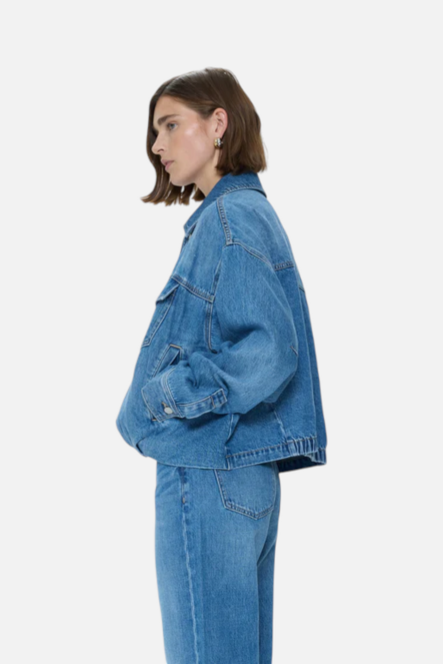 Pistola Bibi Blouson Trucker Jacket in Heartfelt