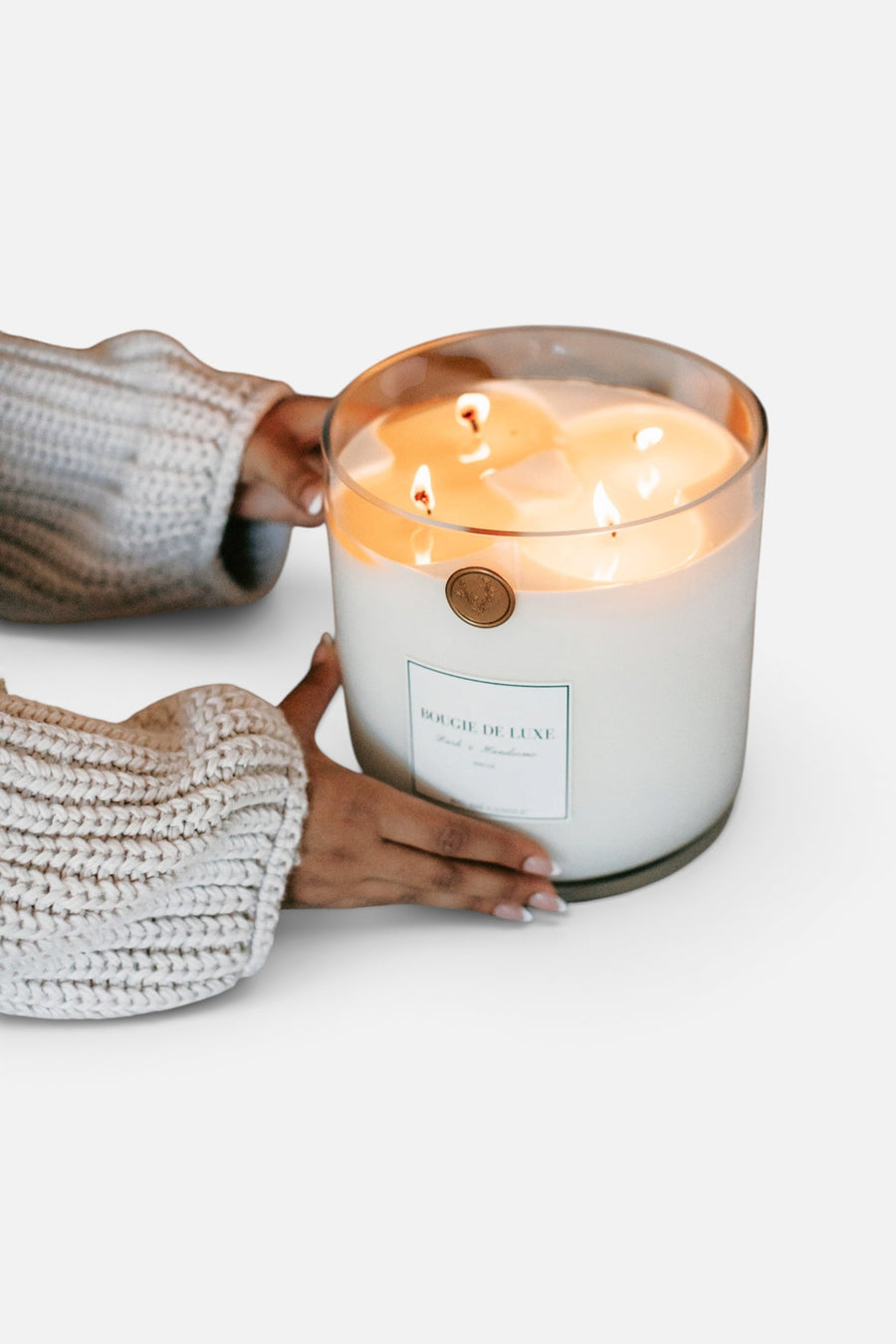 Big Ass Luxuries Baby Big Ass Candle in Dark & Handsome – flat lay