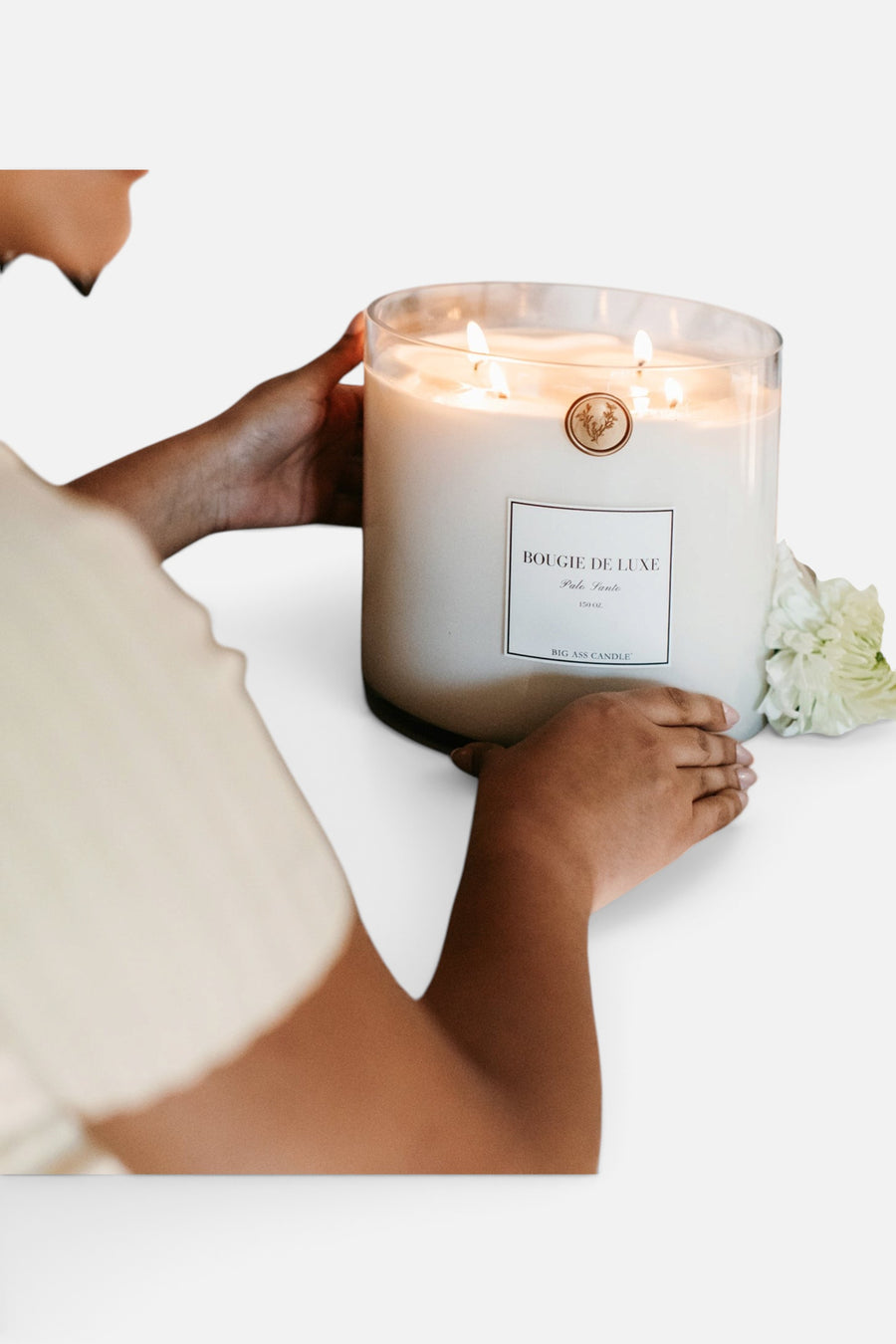 Big Ass Luxuries Baby Big Ass Candle in Palo Santo – alternate