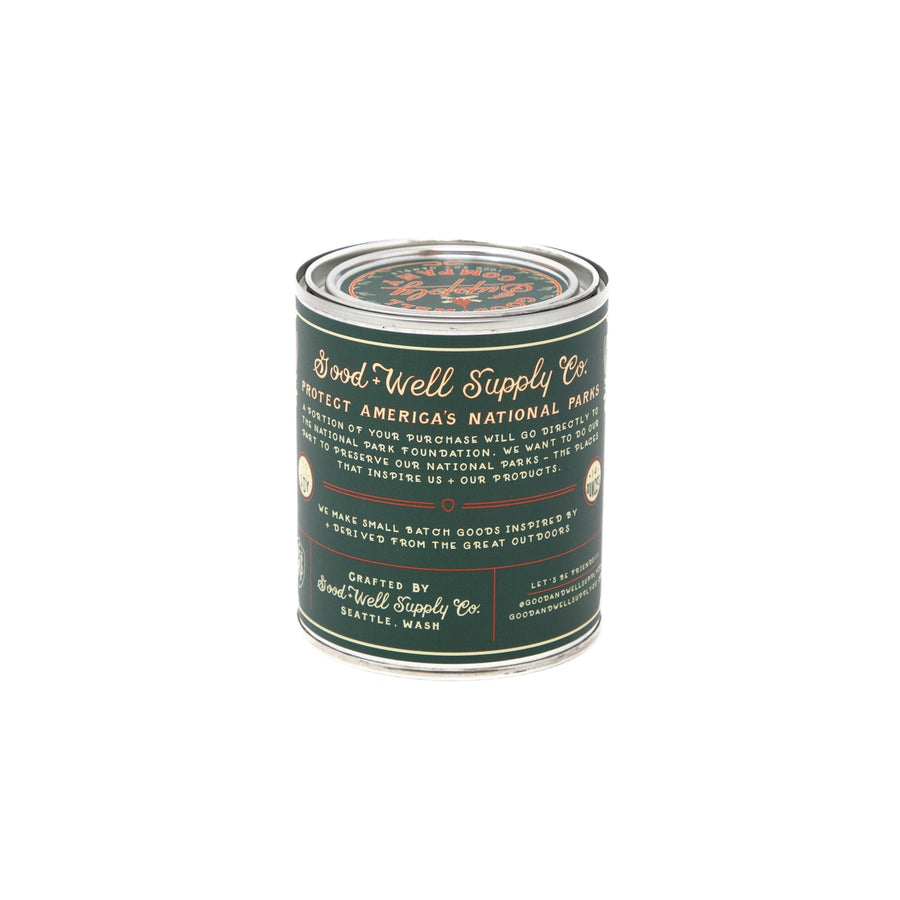Big Bend National Park Pint Candle – back view