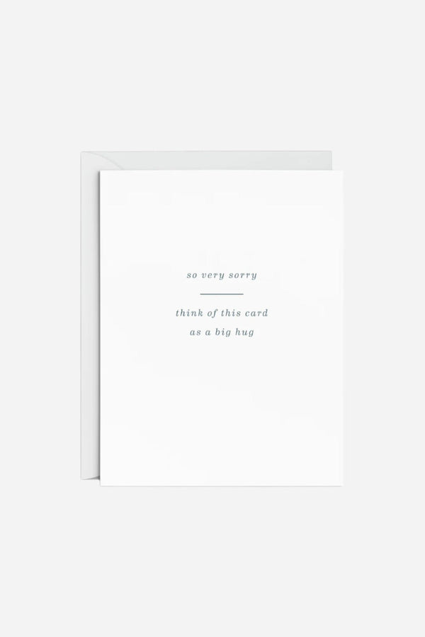 Big Hug Sympathy Greeting Card