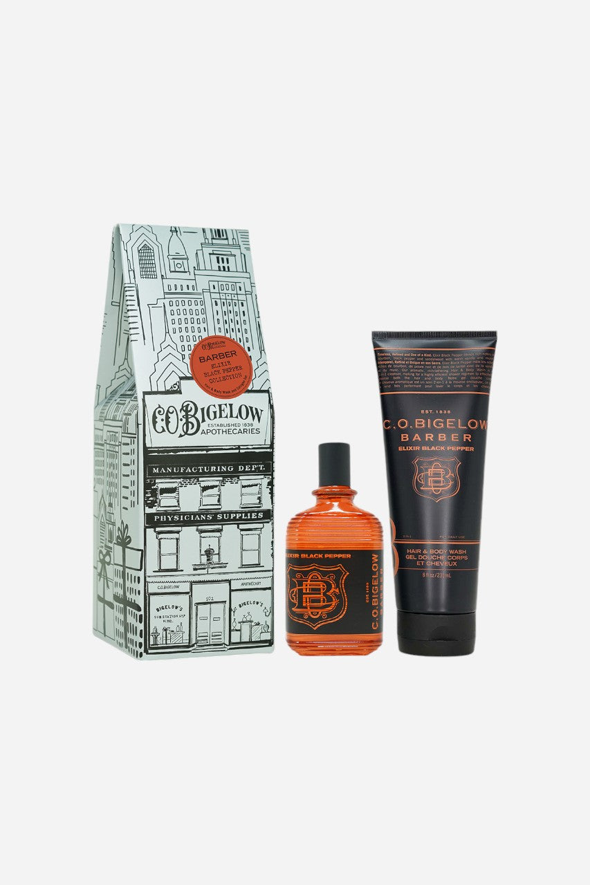 Bigelow Elixir Black Pepper Duo, Apothecary Gift Box Set – front view