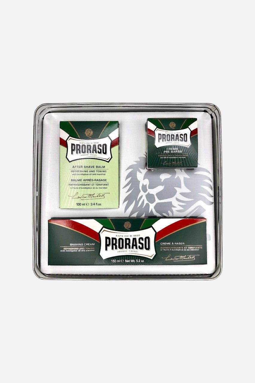 Bigelow Proraso Vintage Collection Gino Tin - Classic Formula – back view